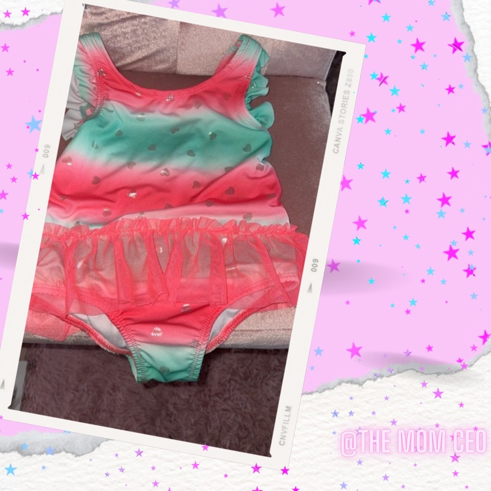 WATERMELON PRINT BATHING SUIT